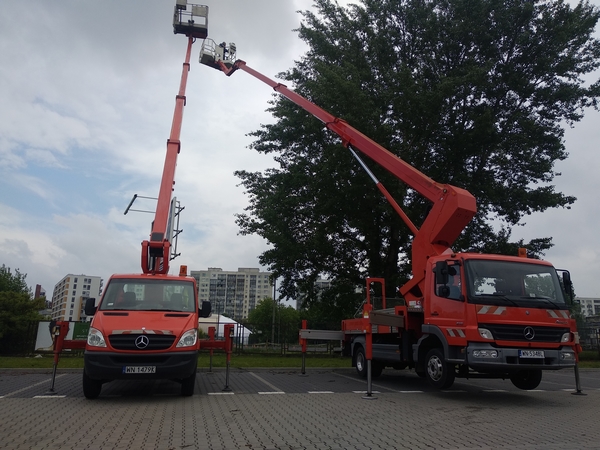 wynajem podnosnika koszowego Zalesie G�rne